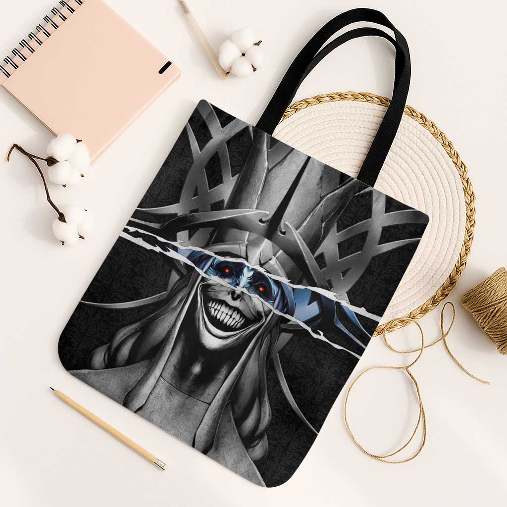 Statue of God Solo Leveling Tote Bag Dark Surreal Gothic Style