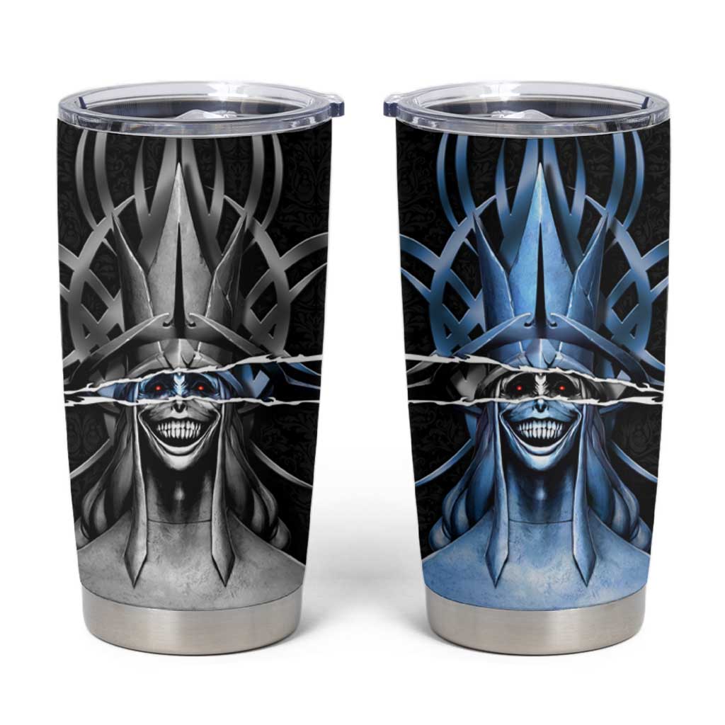 Statue of God Solo Leveling Tumbler Cup Dark Surreal Gothic Style