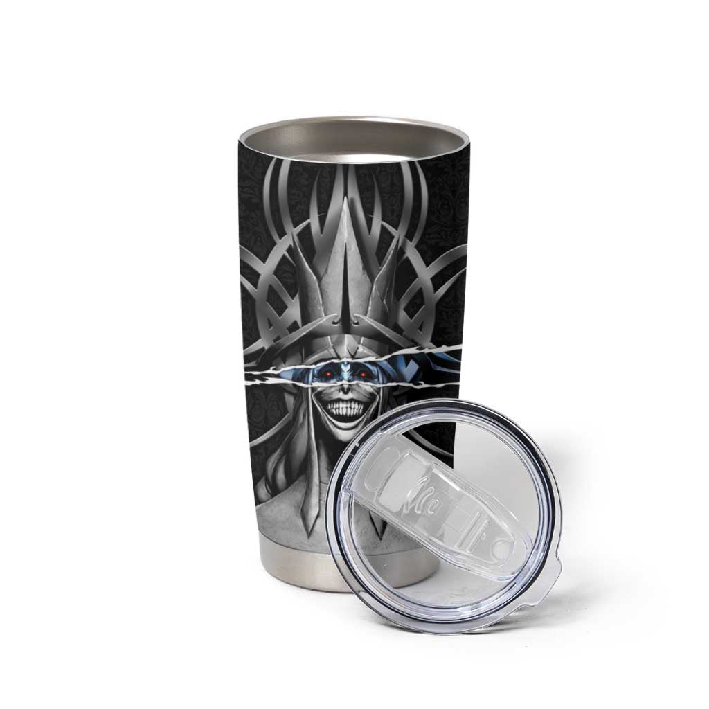 Statue of God Solo Leveling Tumbler Cup Dark Surreal Gothic Style