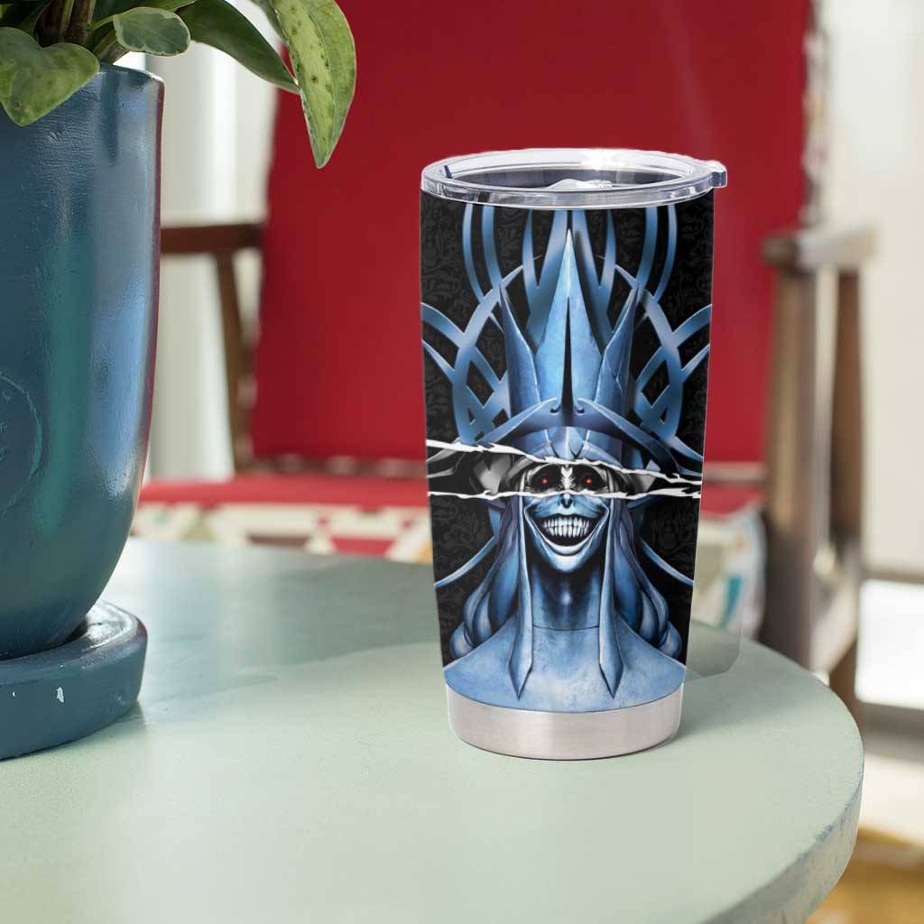 Statue of God Solo Leveling Tumbler Cup Dark Surreal Gothic Style