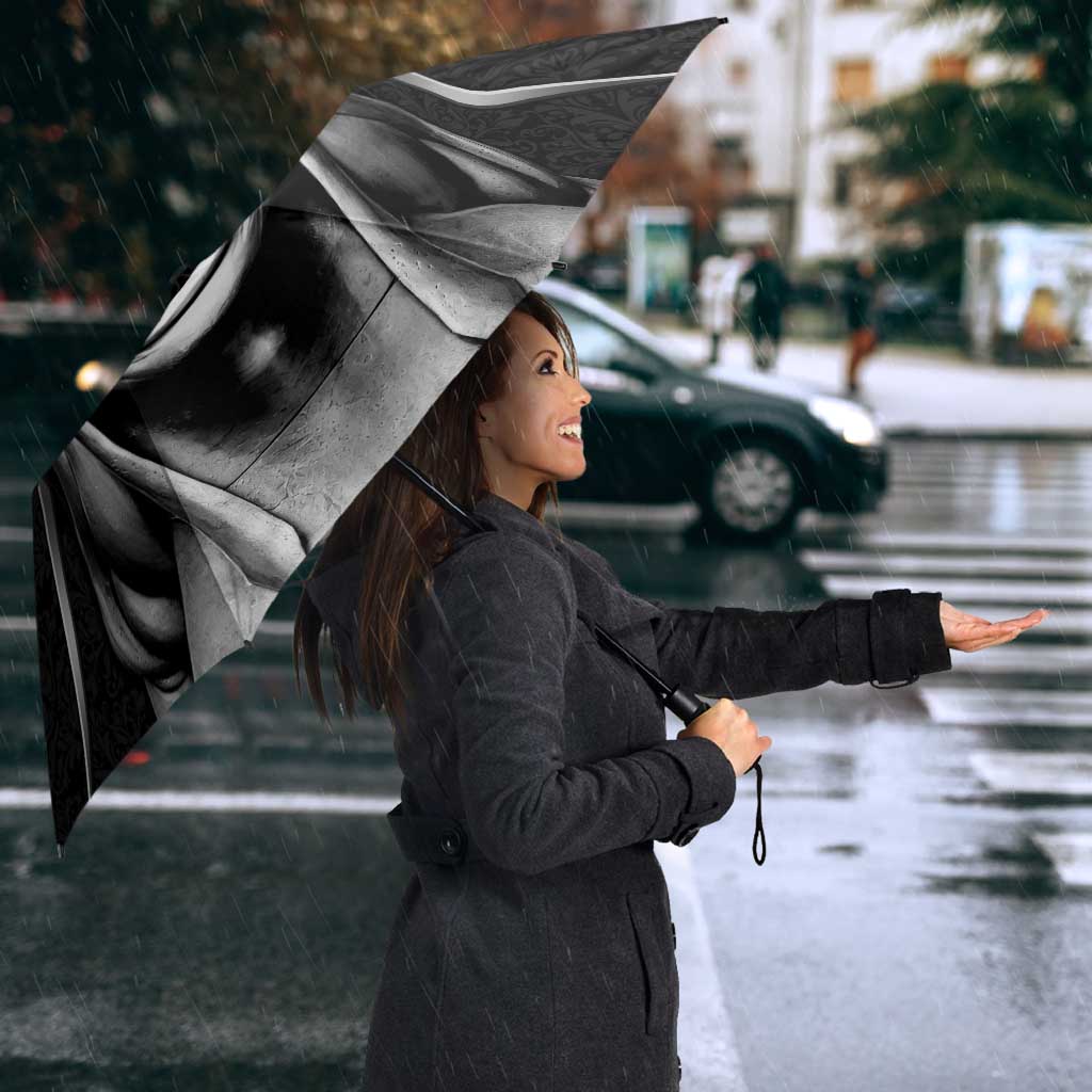 Statue of God Solo Leveling Umbrella Dark Surreal Gothic Style