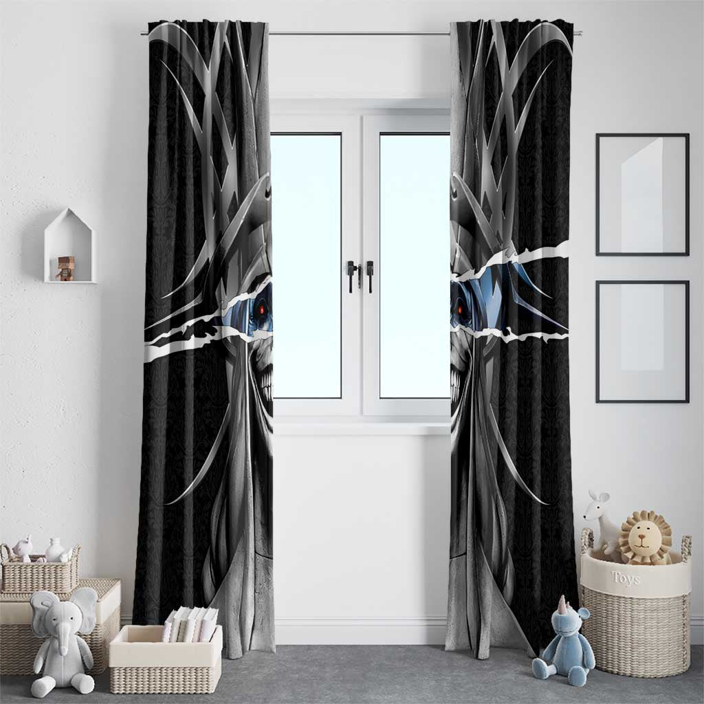 Statue of God Solo Leveling Window Curtain Dark Surreal Gothic Style