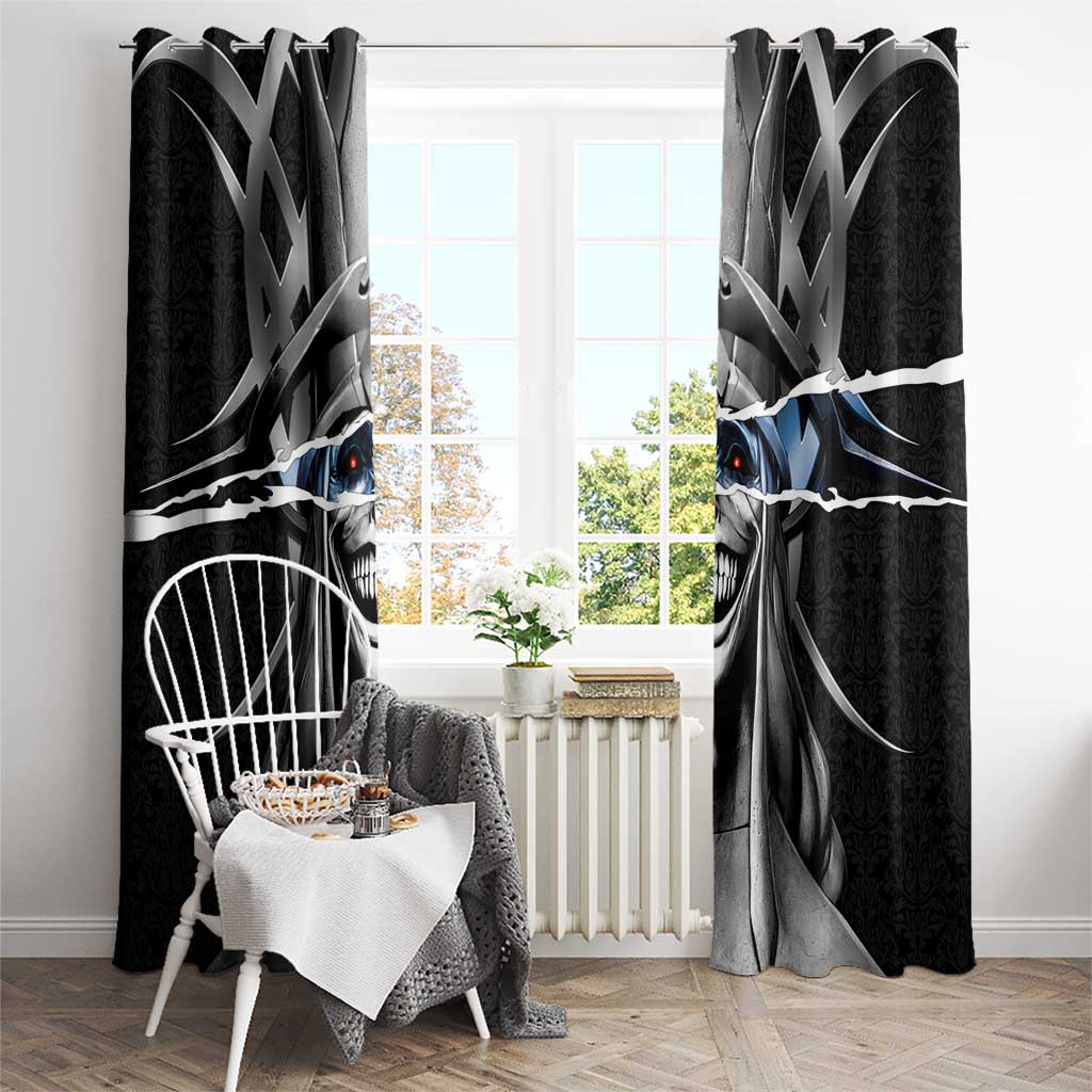 Statue of God Solo Leveling Window Curtain Dark Surreal Gothic Style