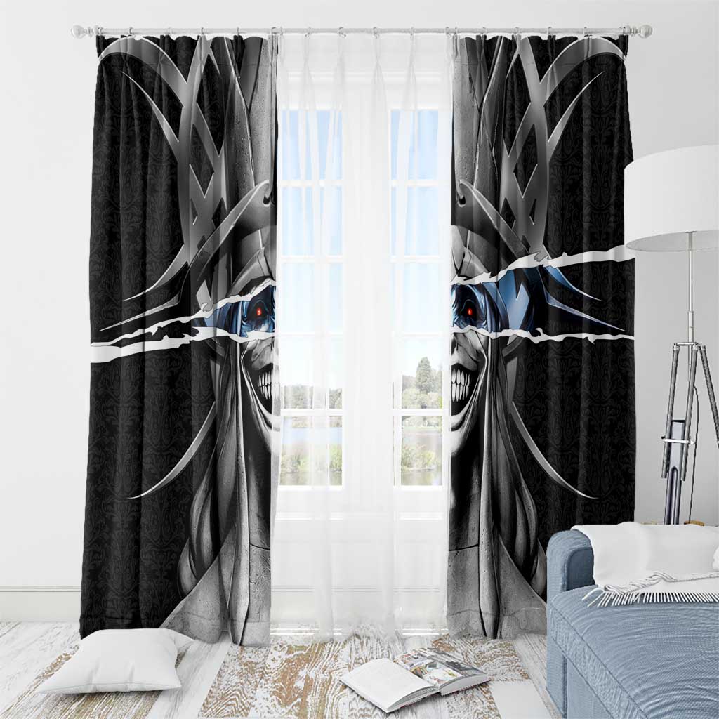 Statue of God Solo Leveling Window Curtain Dark Surreal Gothic Style