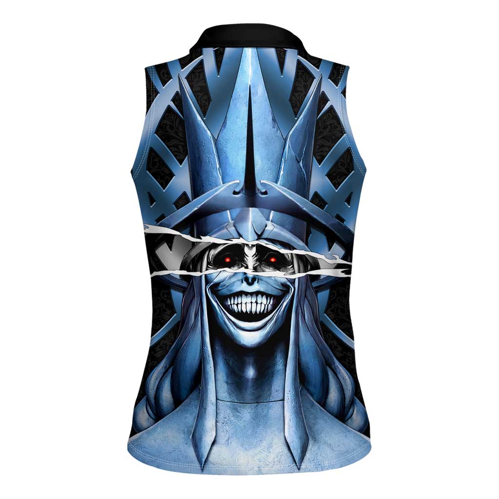 Statue of God Solo Leveling Women Sleeveless Polo Shirt Dark Surreal Gothic Style