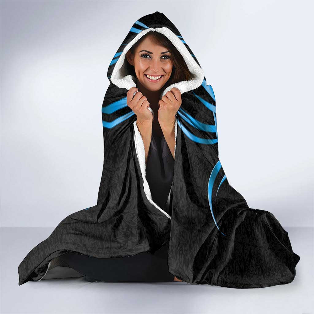 Sung Jin Woo Solo Leveling Hooded Blanket Neon Shadowcore Anime Style