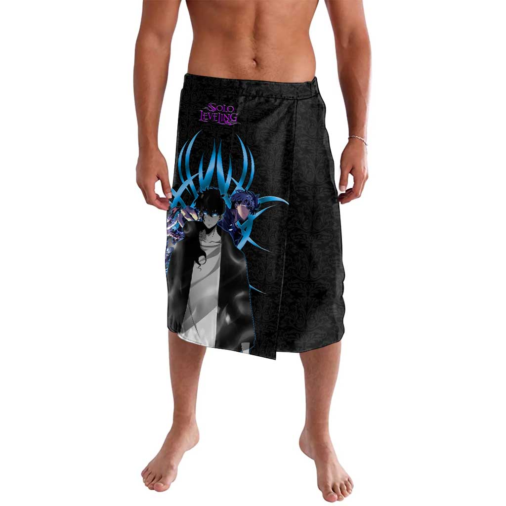 Sung Jin Woo Solo Leveling Lavalava Neon Shadowcore Anime Style