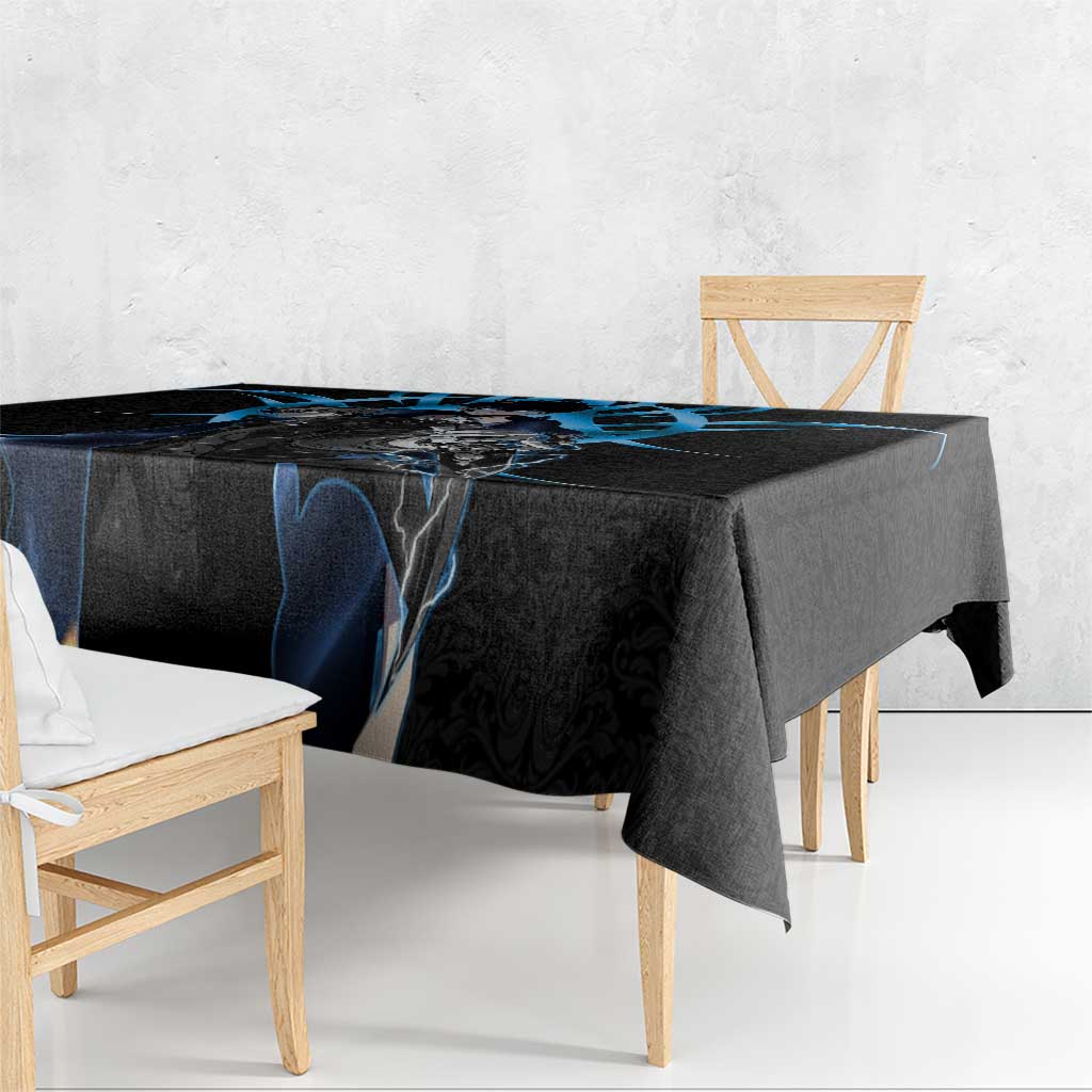 Sung Jin Woo Solo Leveling Tablecloth Neon Shadowcore Anime Style