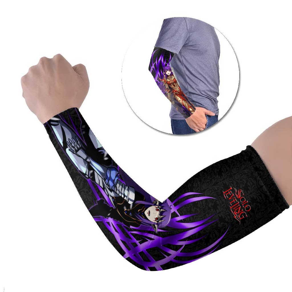 Esil Radiru Solo Leveling Arm Sleeves Cyber Gothic Anime Style