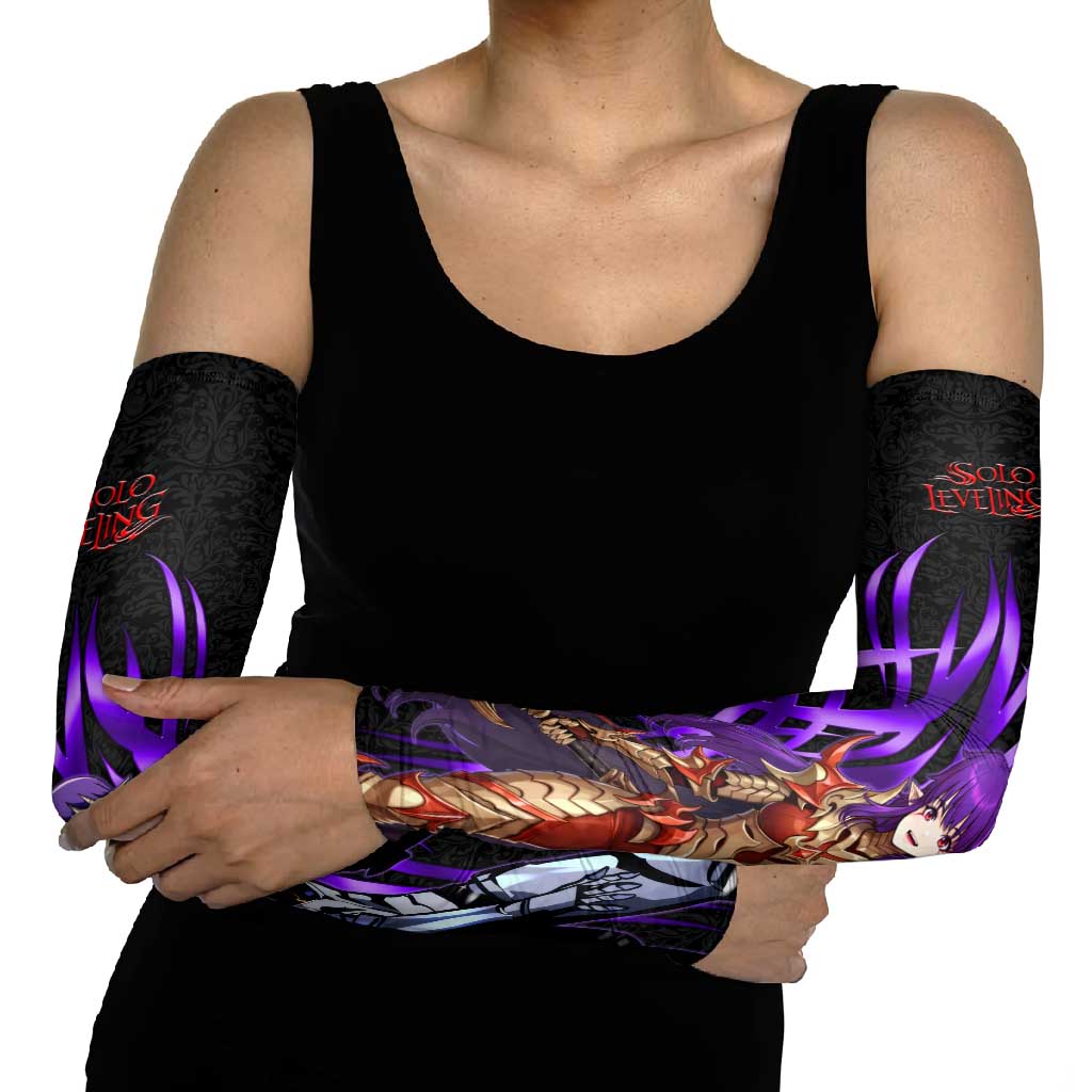 Esil Radiru Solo Leveling Arm Sleeves Cyber Gothic Anime Style
