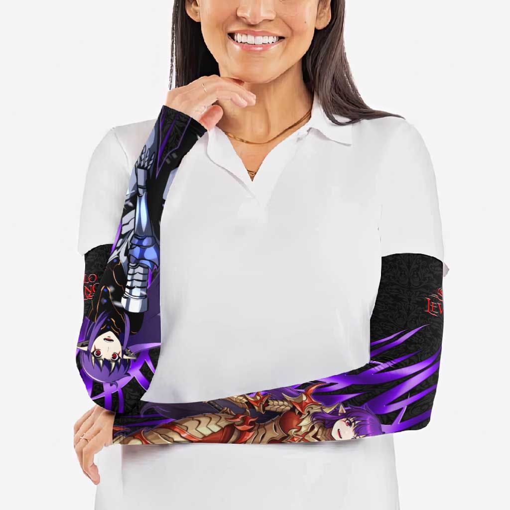 Esil Radiru Solo Leveling Arm Sleeves Cyber Gothic Anime Style