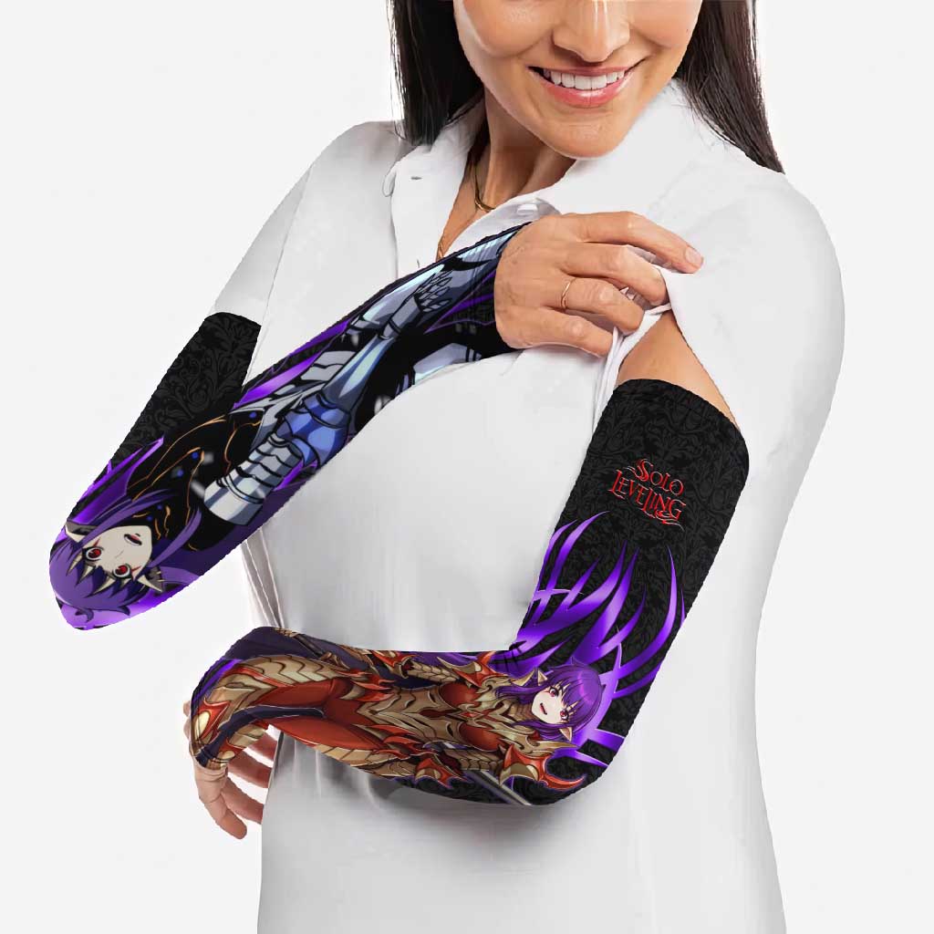 Esil Radiru Solo Leveling Arm Sleeves Cyber Gothic Anime Style