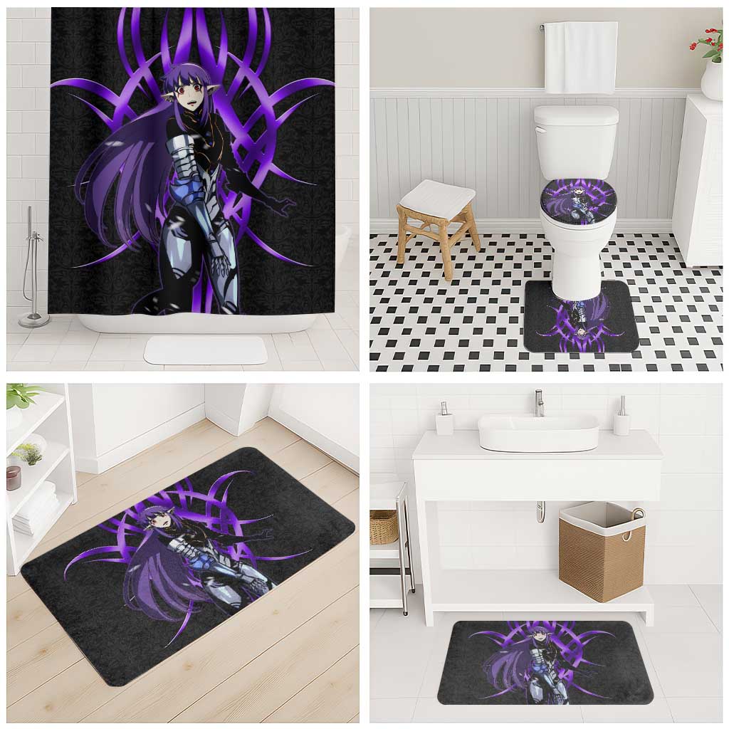 Esil Radiru Solo Leveling Bathroom Set Cyber Gothic Anime Style