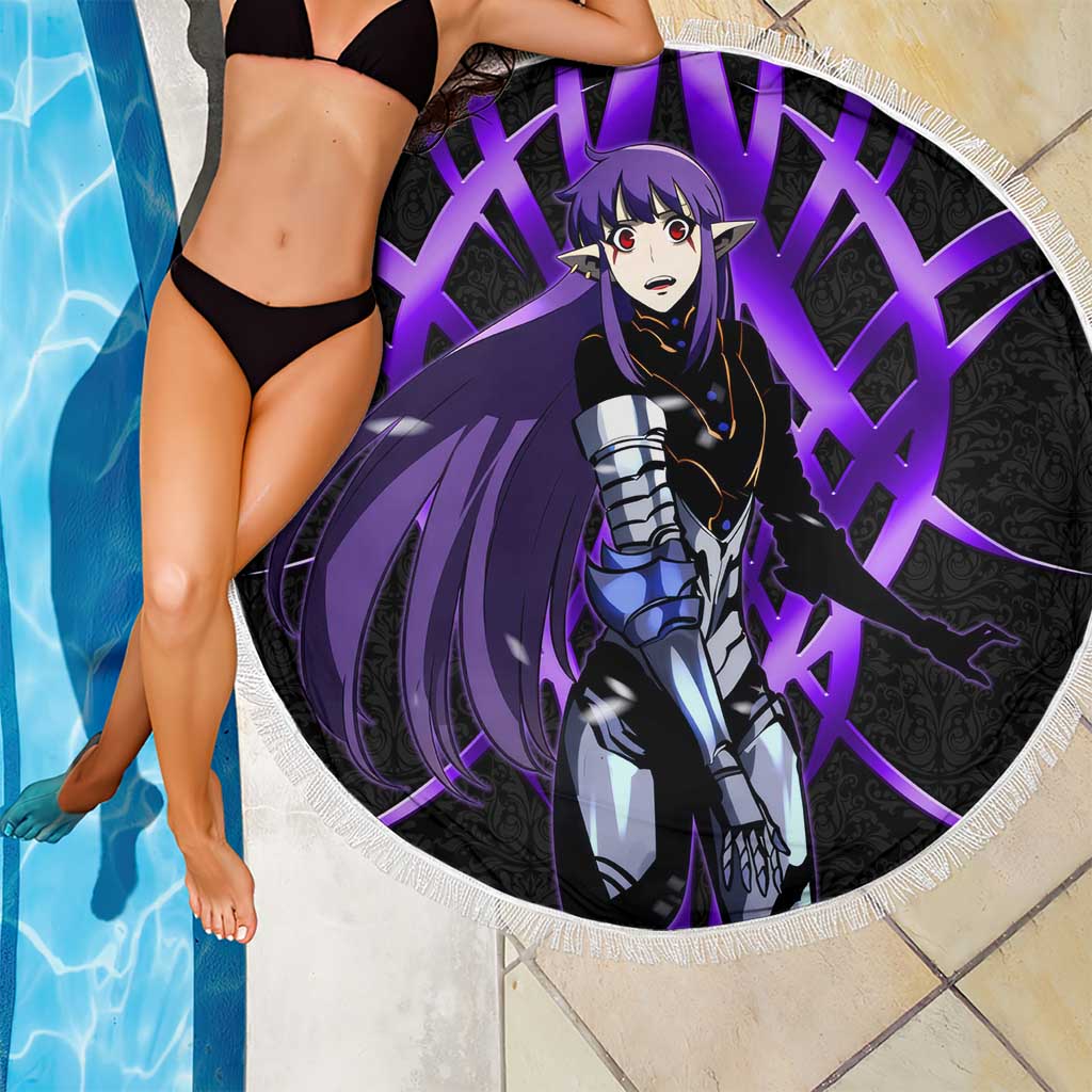 Esil Radiru Solo Leveling Beach Blanket Cyber Gothic Anime Style