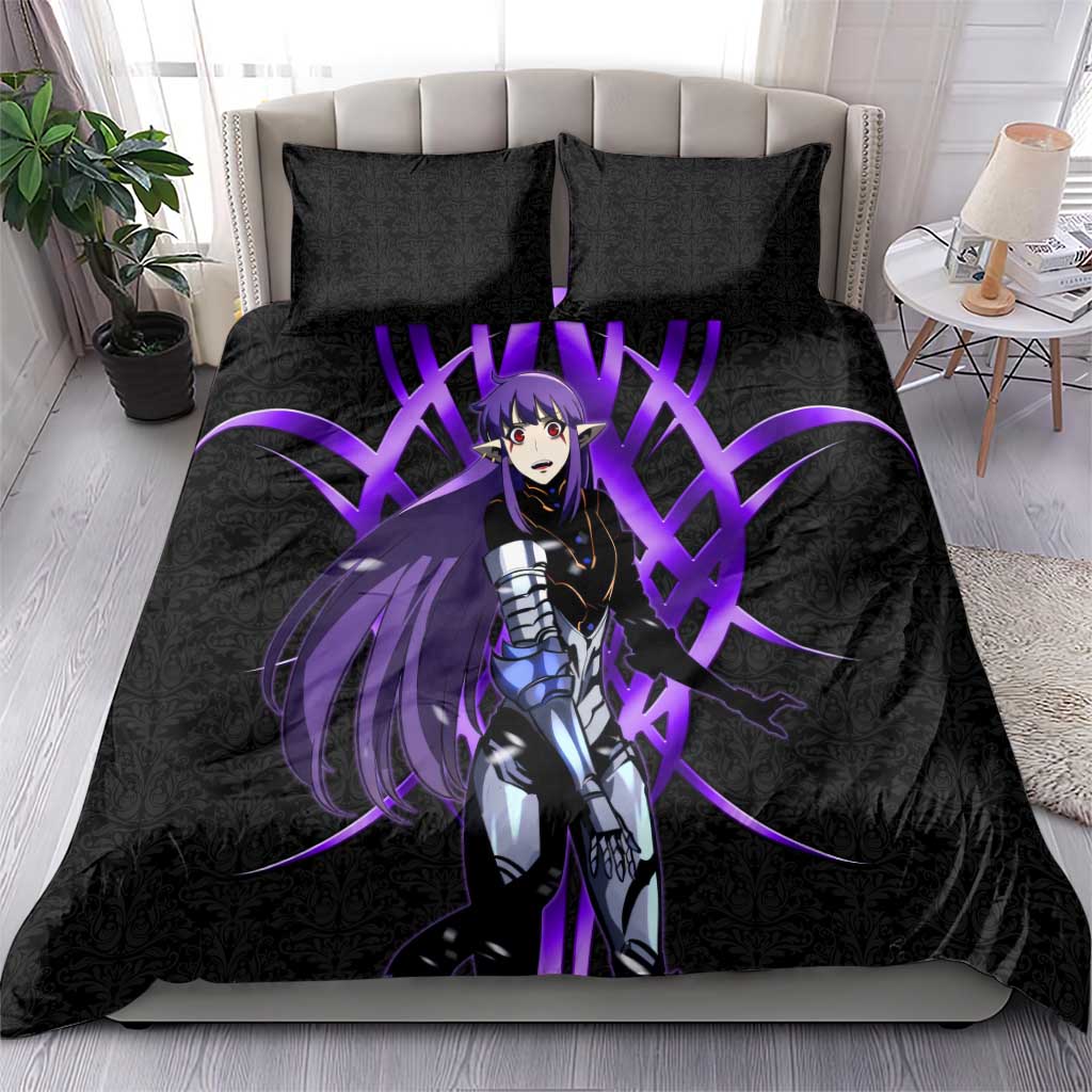 Esil Radiru Solo Leveling Bedding Set Cyber Gothic Anime Style