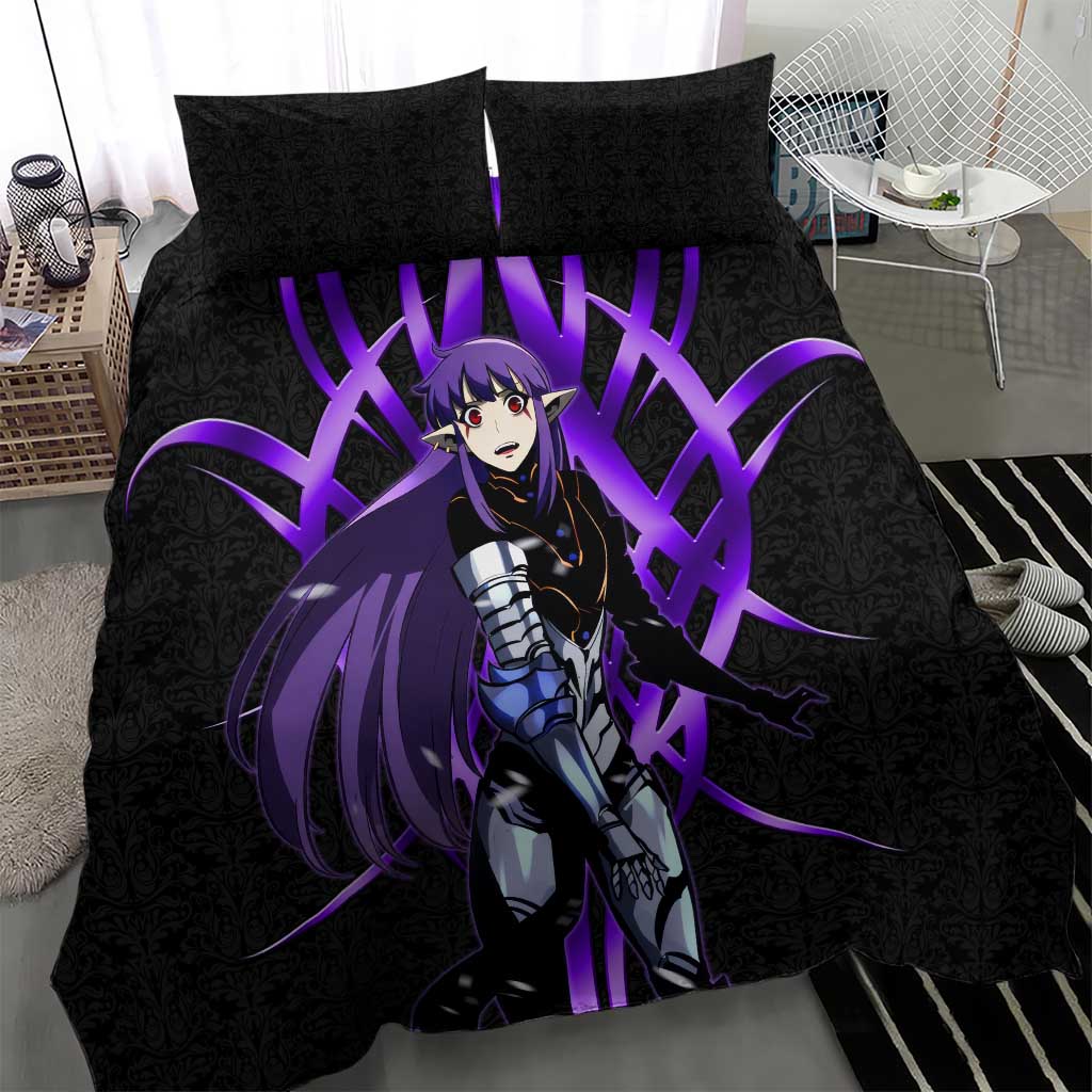 Esil Radiru Solo Leveling Bedding Set Cyber Gothic Anime Style