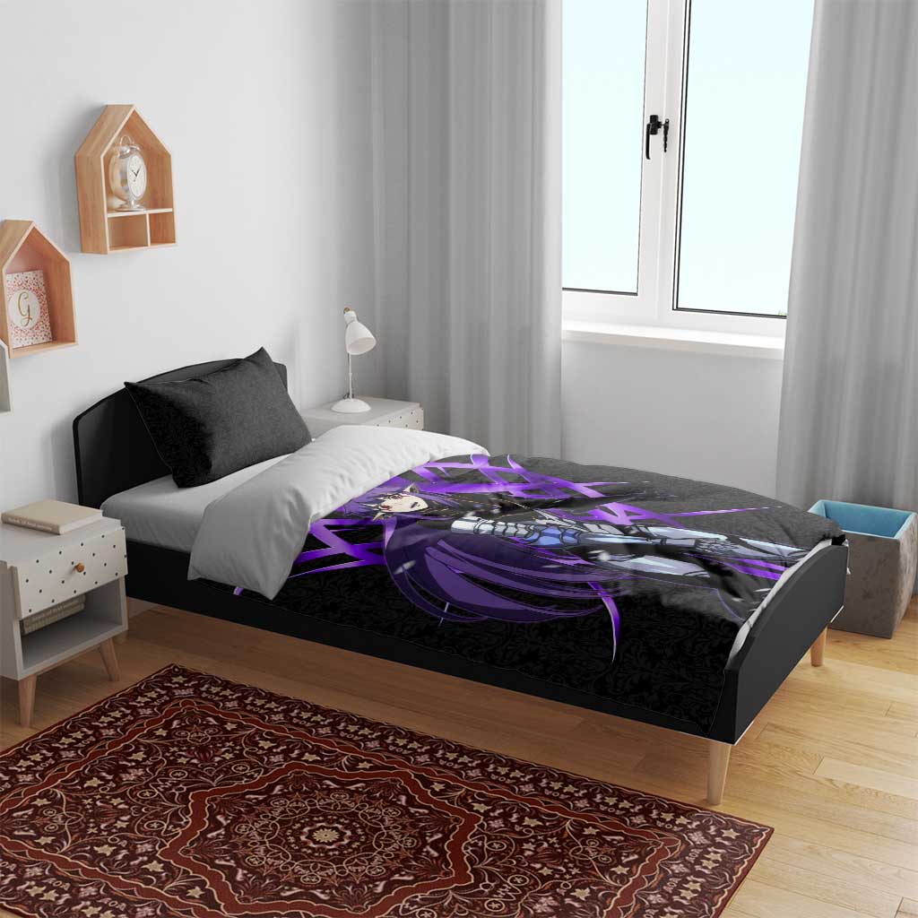Esil Radiru Solo Leveling Bedding Set Cyber Gothic Anime Style