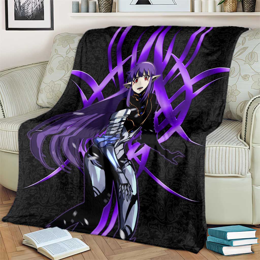 Esil Radiru Solo Leveling Blanket Cyber Gothic Anime Style