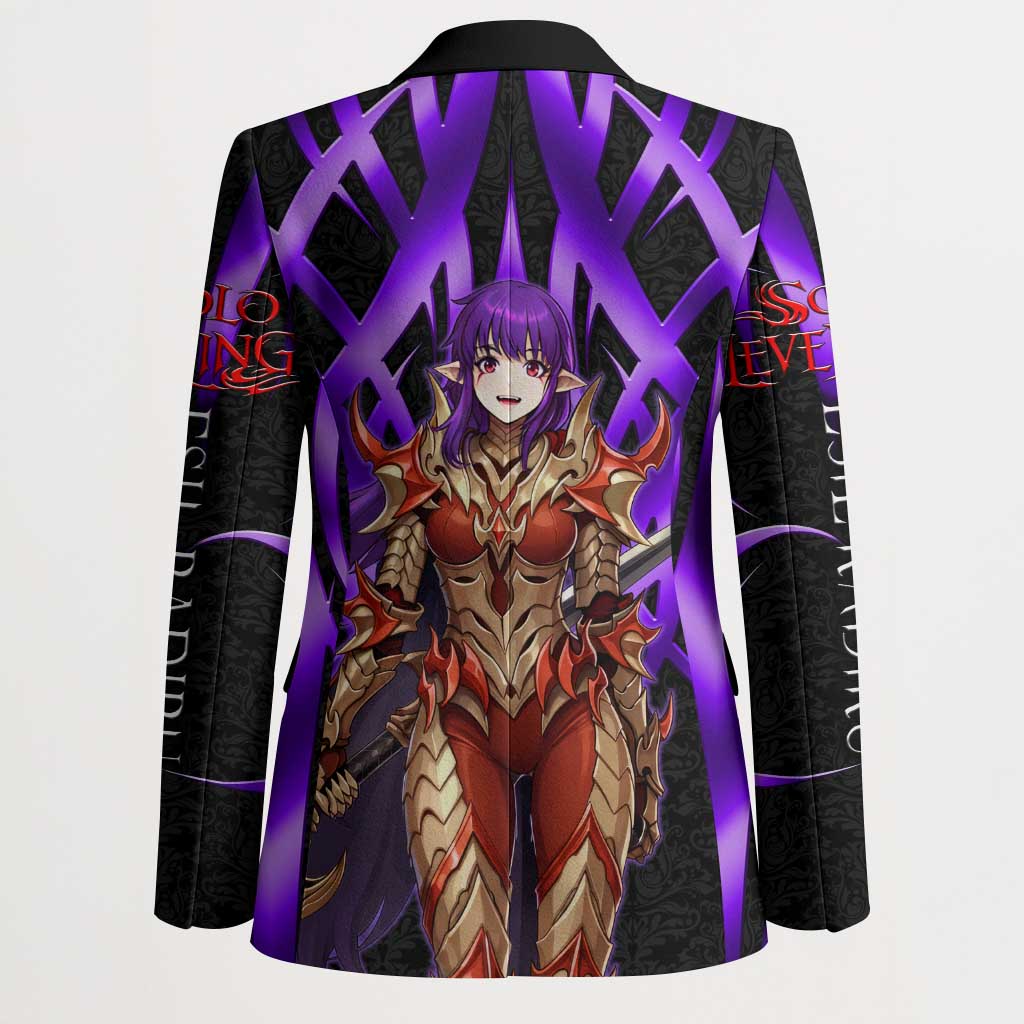 Esil Radiru Solo Leveling Blazer Cyber Gothic Anime Style