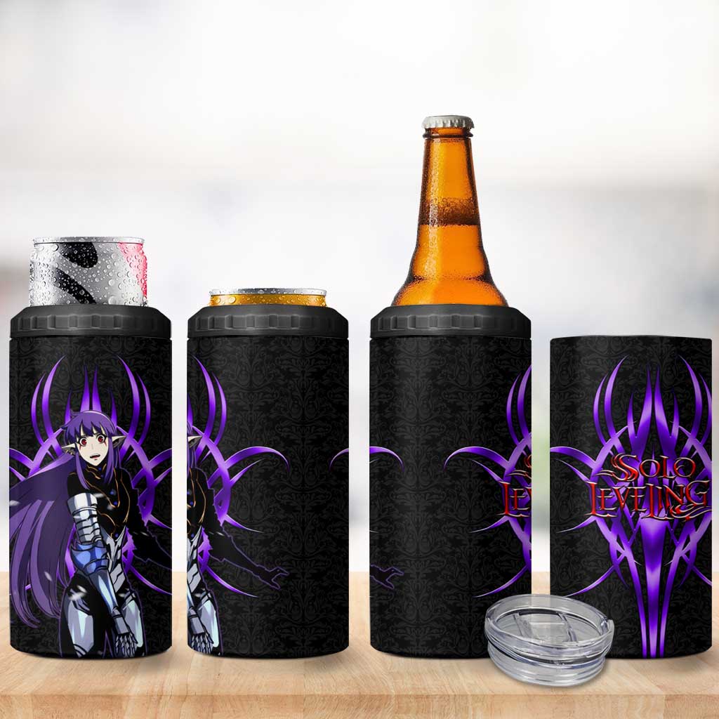 Esil Radiru Solo Leveling 4 in 1 Can Cooler Tumbler Cyber Gothic Anime Style