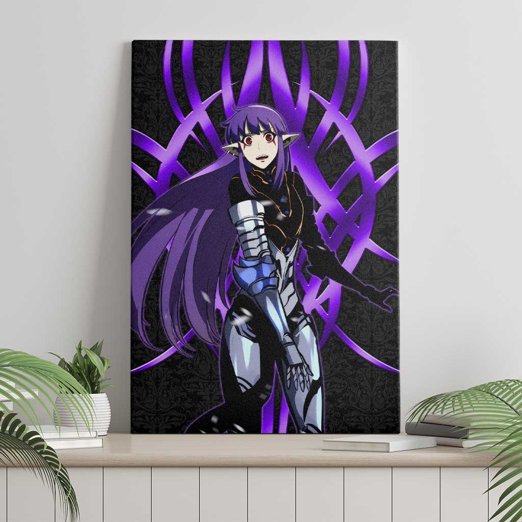 Esil Radiru Solo Leveling Canvas Wall Art Cyber Gothic Anime Style