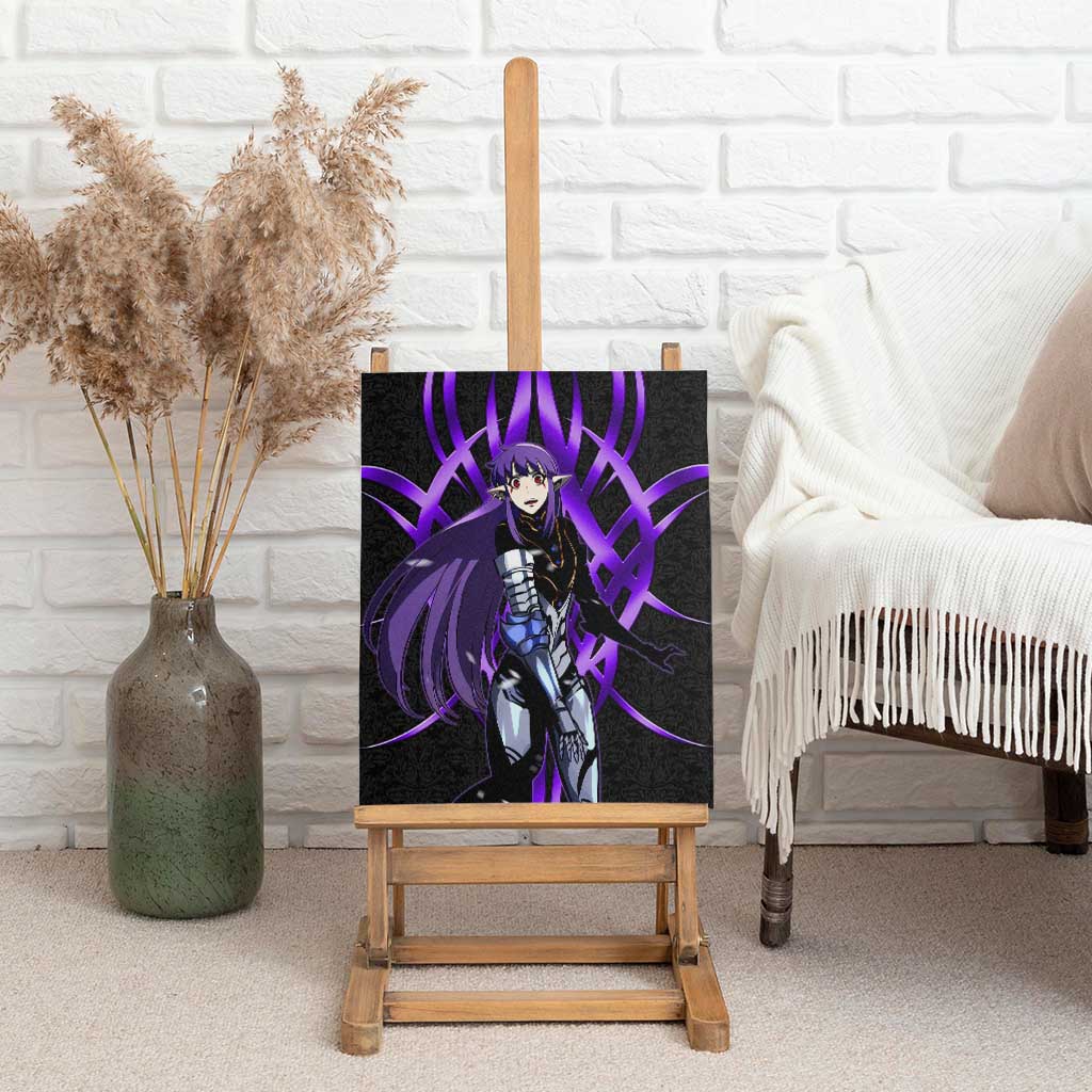Esil Radiru Solo Leveling Canvas Wall Art Cyber Gothic Anime Style