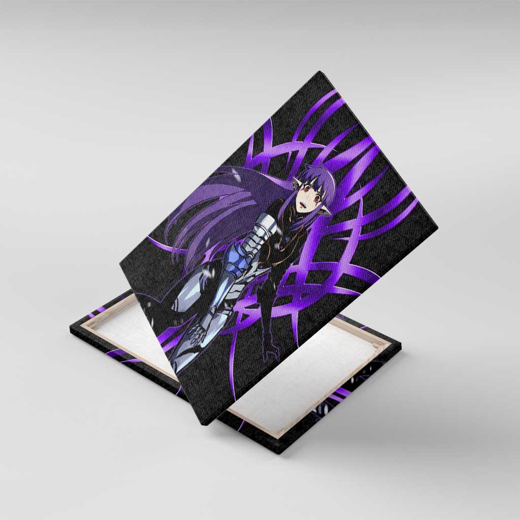 Esil Radiru Solo Leveling Canvas Wall Art Cyber Gothic Anime Style