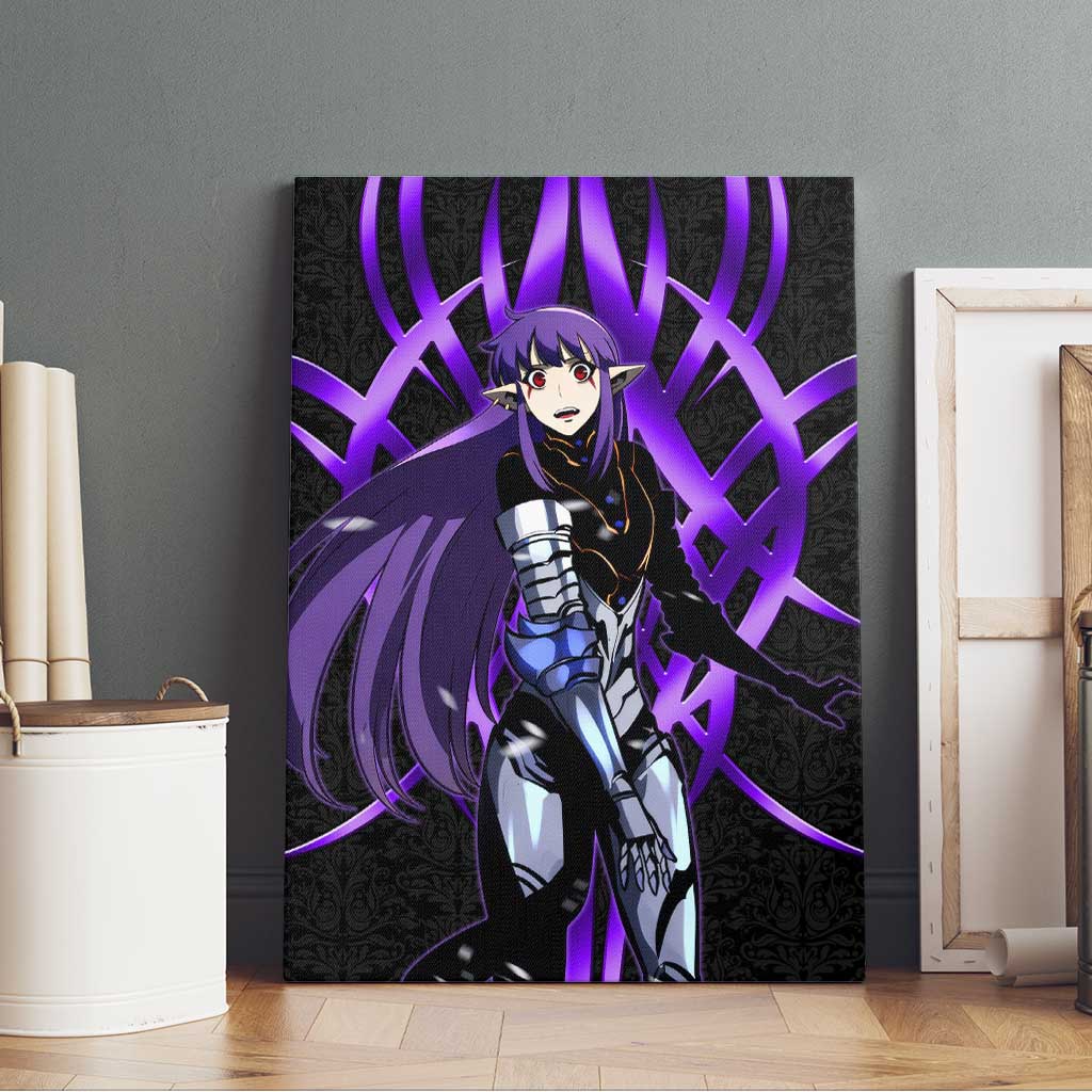 Esil Radiru Solo Leveling Canvas Wall Art Cyber Gothic Anime Style