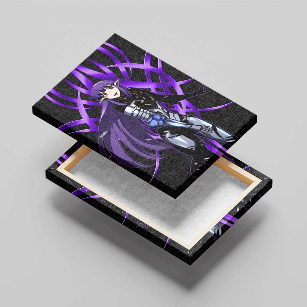 Esil Radiru Solo Leveling Canvas Wall Art Cyber Gothic Anime Style