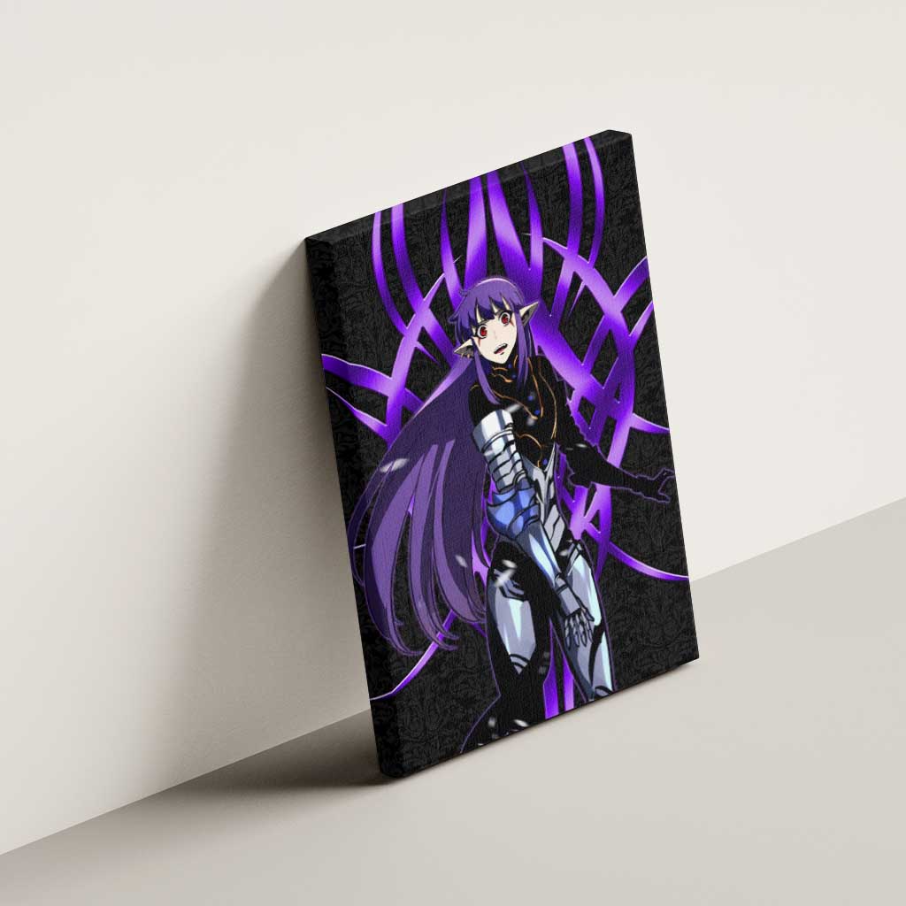 Esil Radiru Solo Leveling Canvas Wall Art Cyber Gothic Anime Style