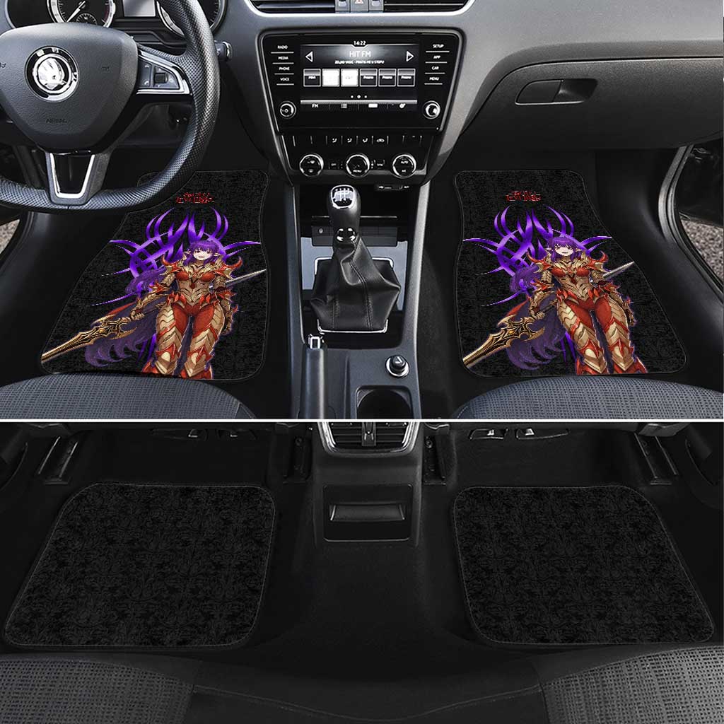 Esil Radiru Solo Leveling Car Mats Cyber Gothic Anime Style