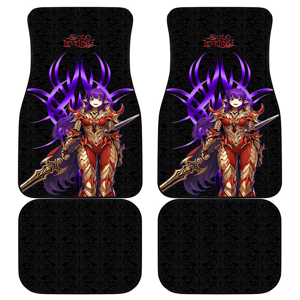 Esil Radiru Solo Leveling Car Mats Cyber Gothic Anime Style