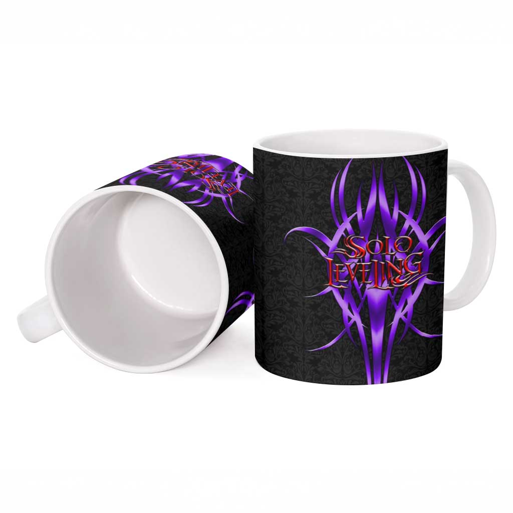 Esil Radiru Solo Leveling Ceramic Mug Cyber Gothic Anime Style