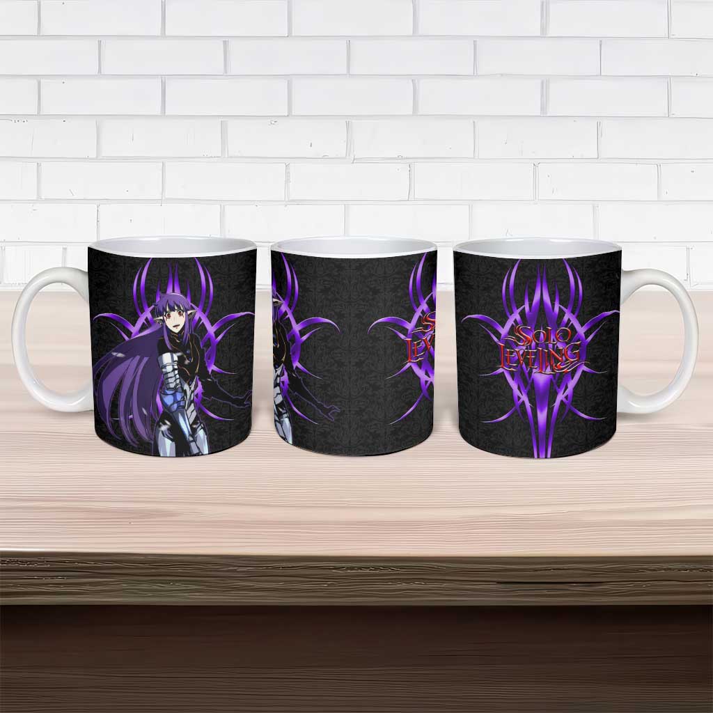 Esil Radiru Solo Leveling Ceramic Mug Cyber Gothic Anime Style