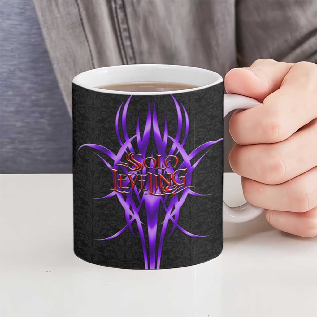 Esil Radiru Solo Leveling Ceramic Mug Cyber Gothic Anime Style