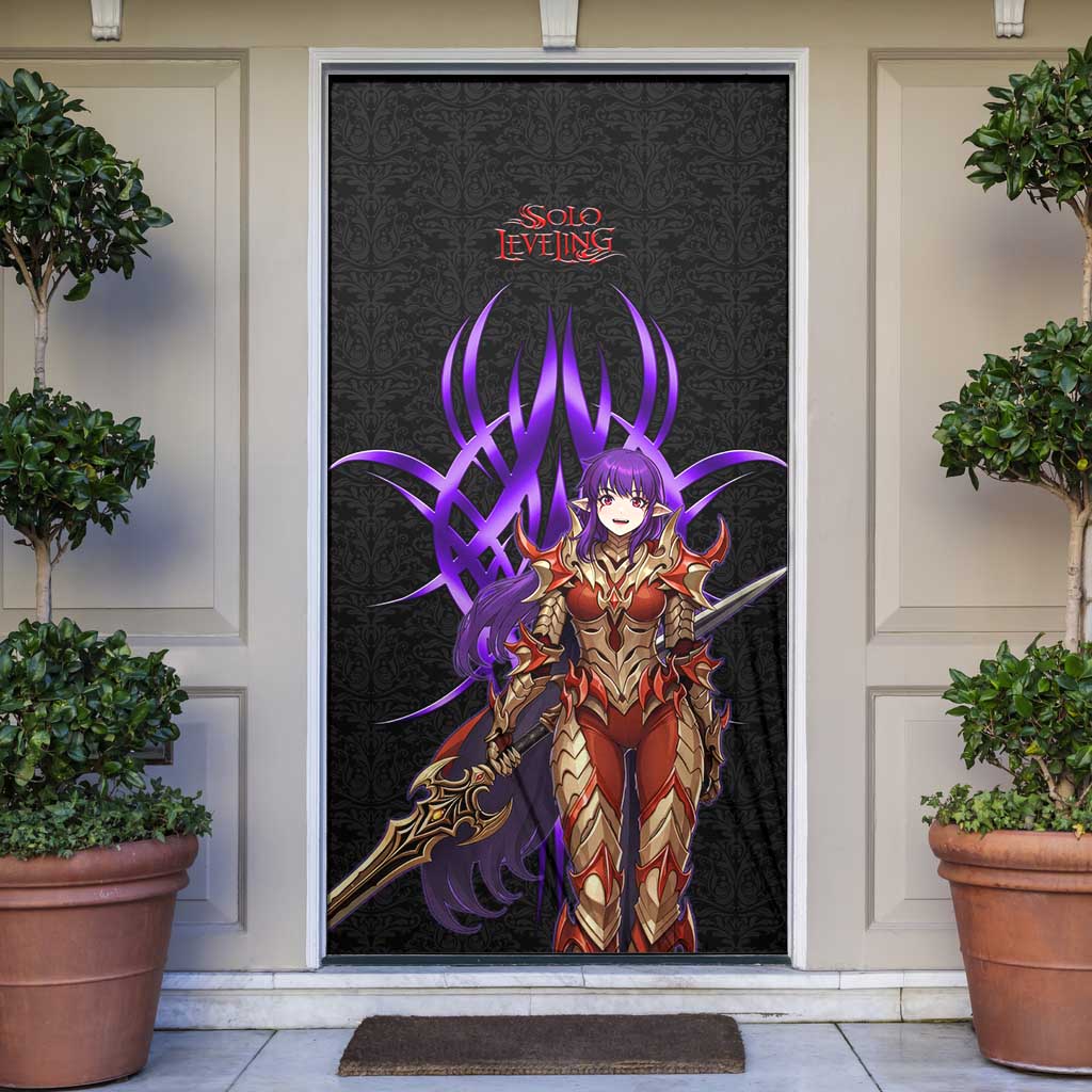 Esil Radiru Solo Leveling Door Cover Cyber Gothic Anime Style
