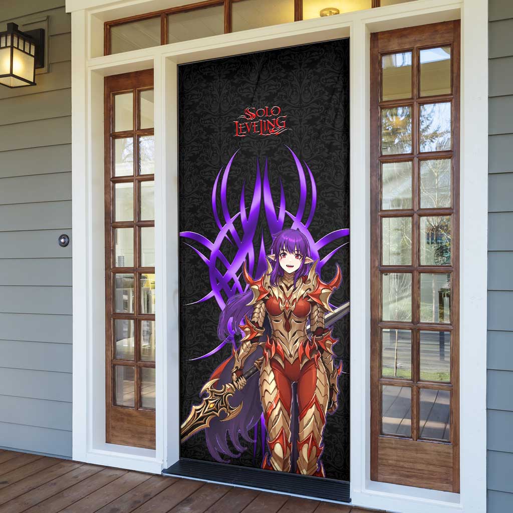 Esil Radiru Solo Leveling Door Cover Cyber Gothic Anime Style