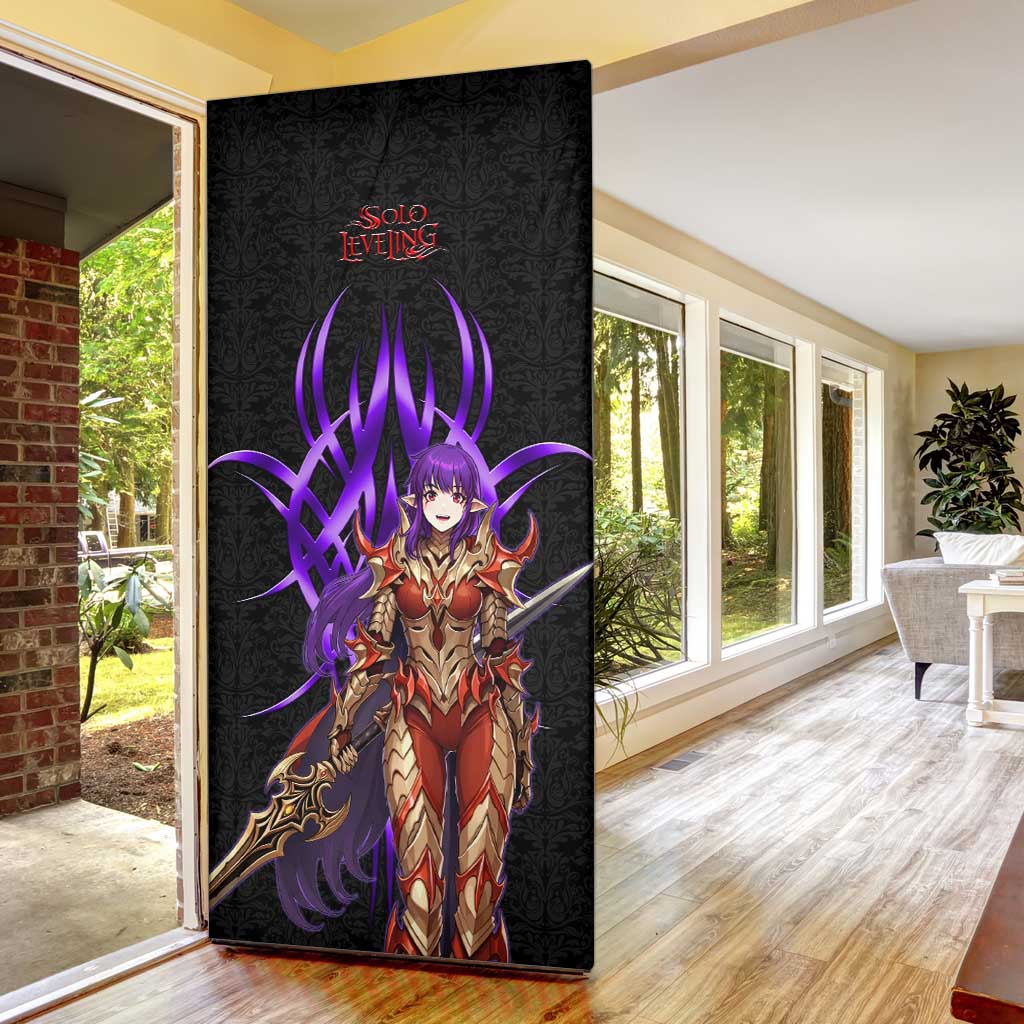 Esil Radiru Solo Leveling Door Cover Cyber Gothic Anime Style