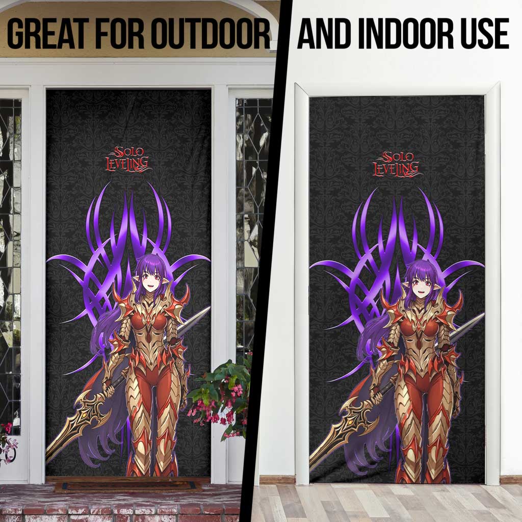 Esil Radiru Solo Leveling Door Cover Cyber Gothic Anime Style