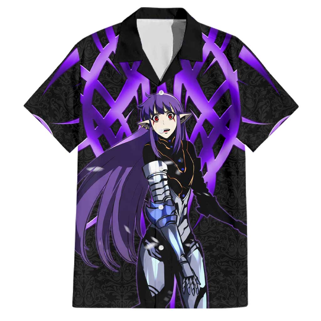Esil Radiru Solo Leveling Family Matching Mermaid Dress and Hawaiian Shirt Cyber Gothic Anime Style