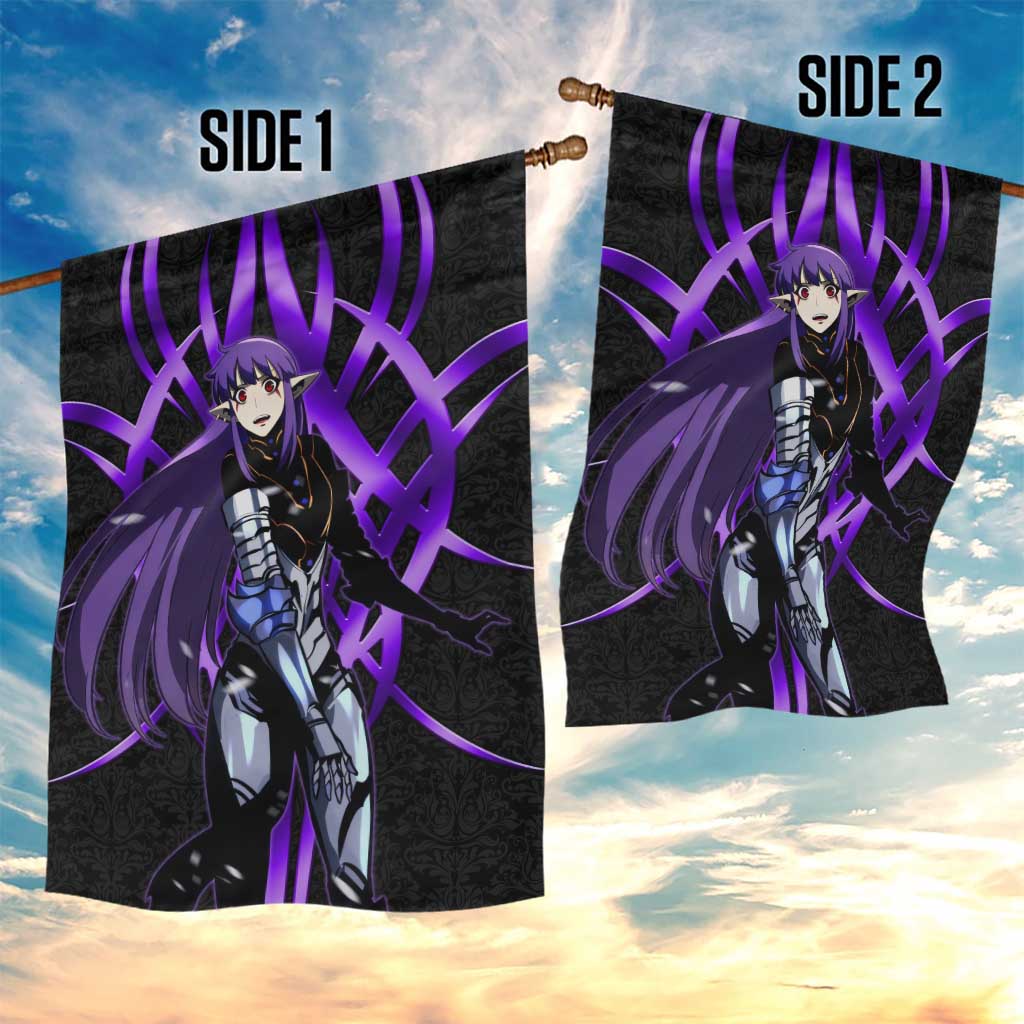 Esil Radiru Solo Leveling Garden Flag Cyber Gothic Anime Style