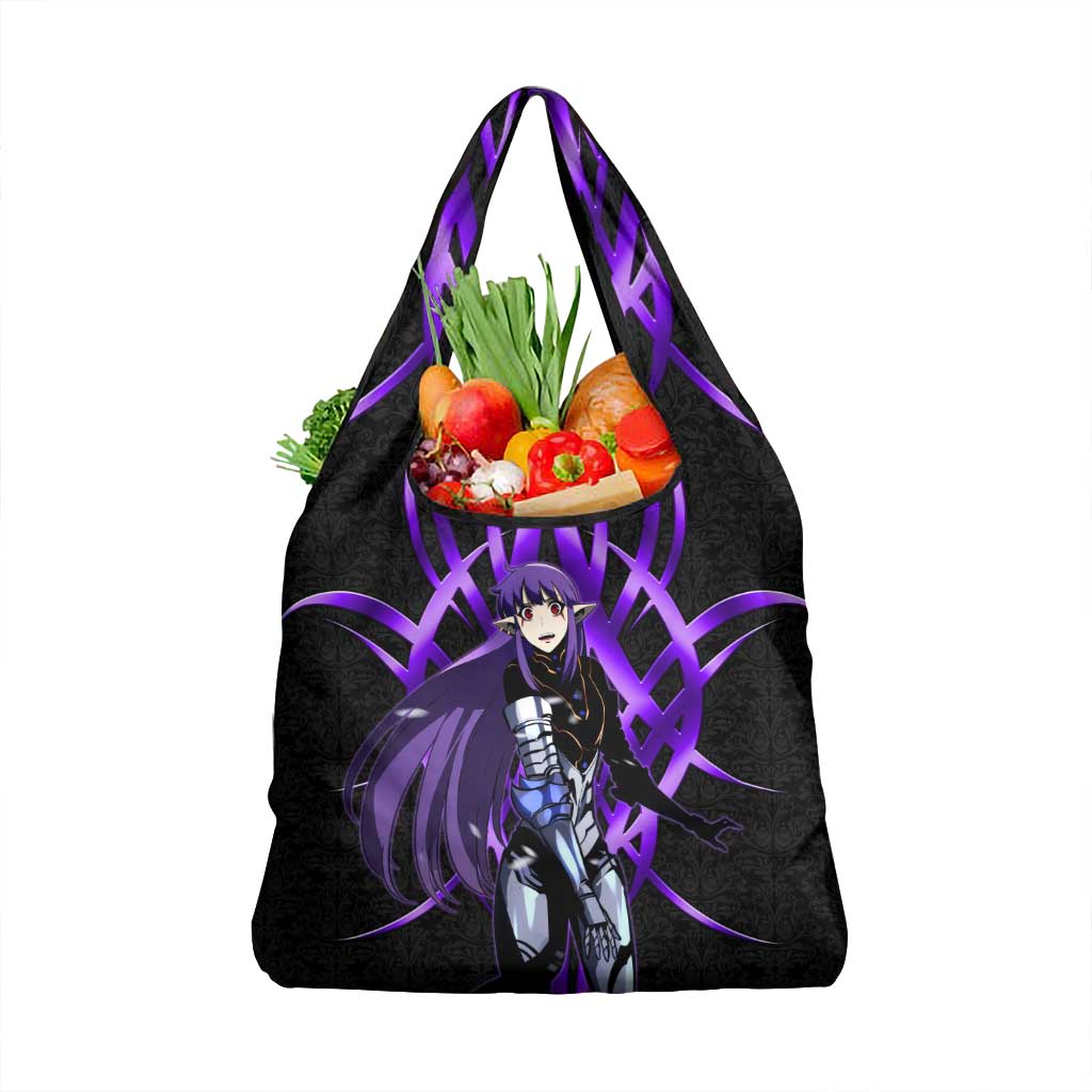 Esil Radiru Solo Leveling Grocery Bag Cyber Gothic Anime Style