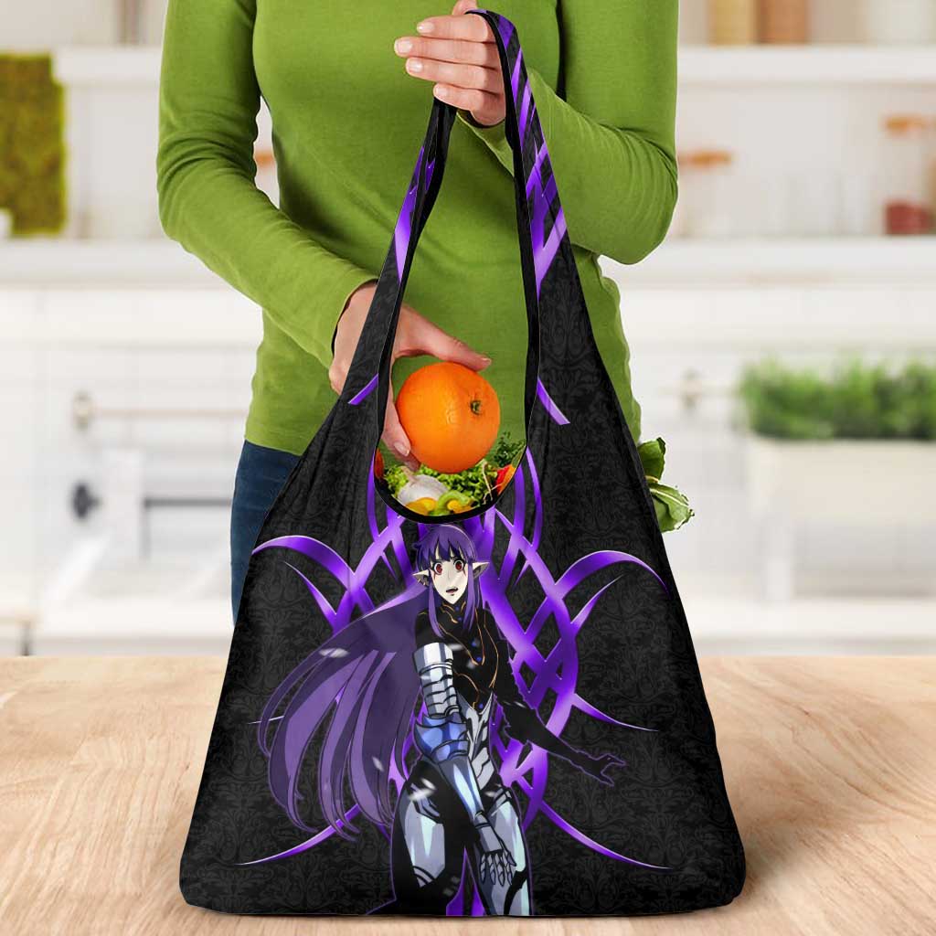 Esil Radiru Solo Leveling Grocery Bag Cyber Gothic Anime Style