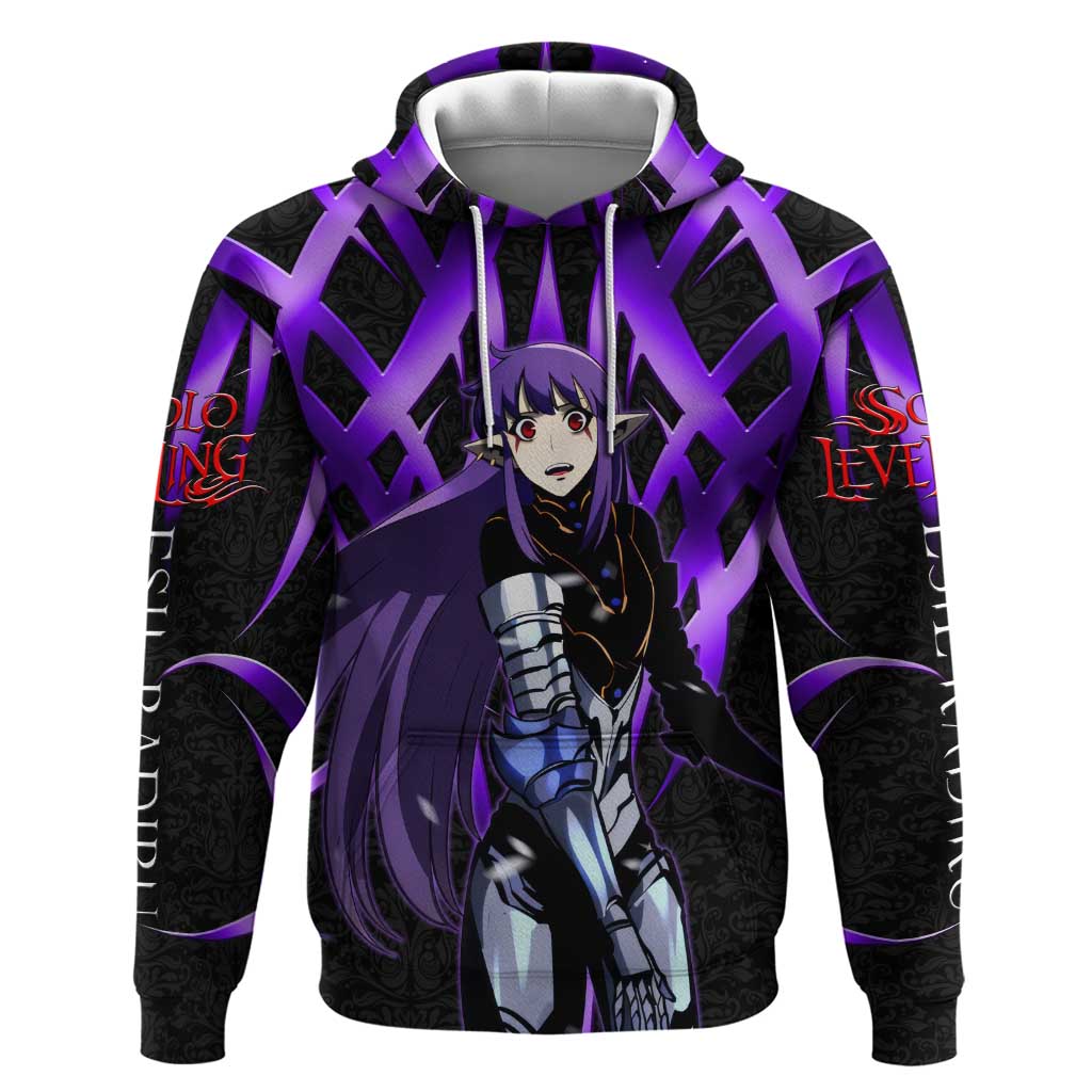 Esil Radiru Solo Leveling Hoodie Cyber Gothic Anime Style