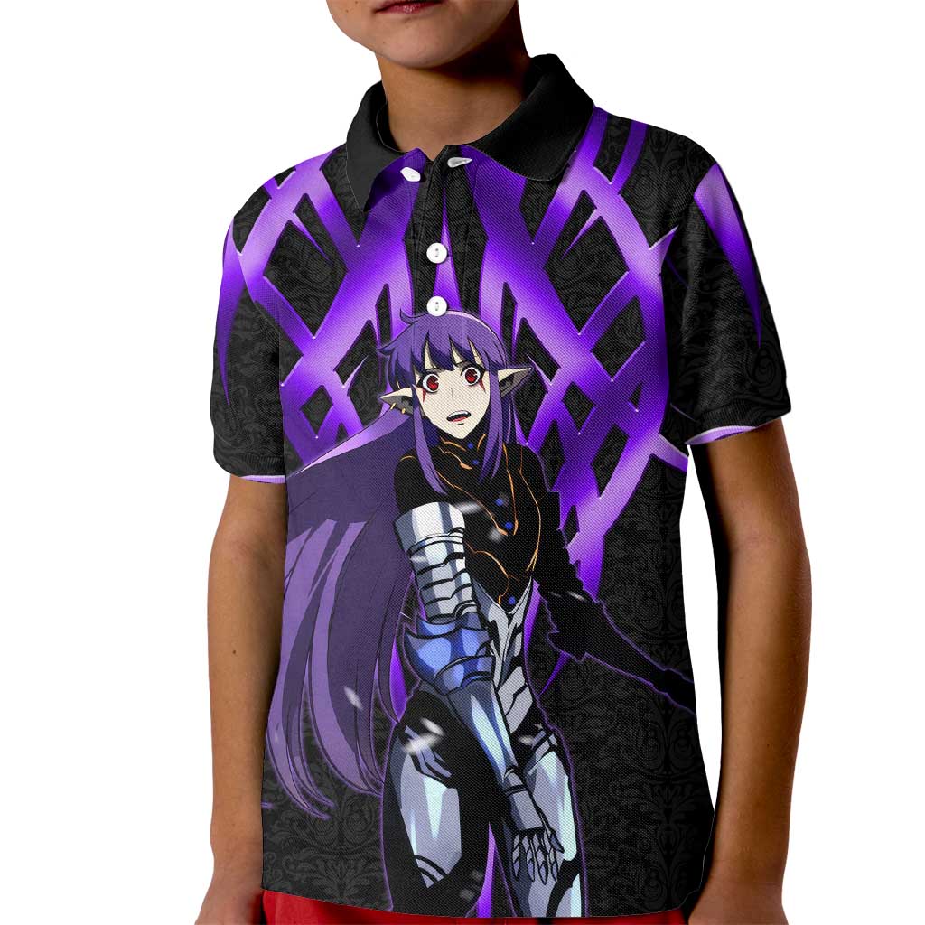 Esil Radiru Solo Leveling Kid Polo Shirt Cyber Gothic Anime Style