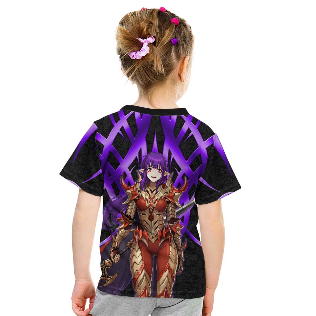 Esil Radiru Solo Leveling Kid T Shirt Cyber Gothic Anime Style