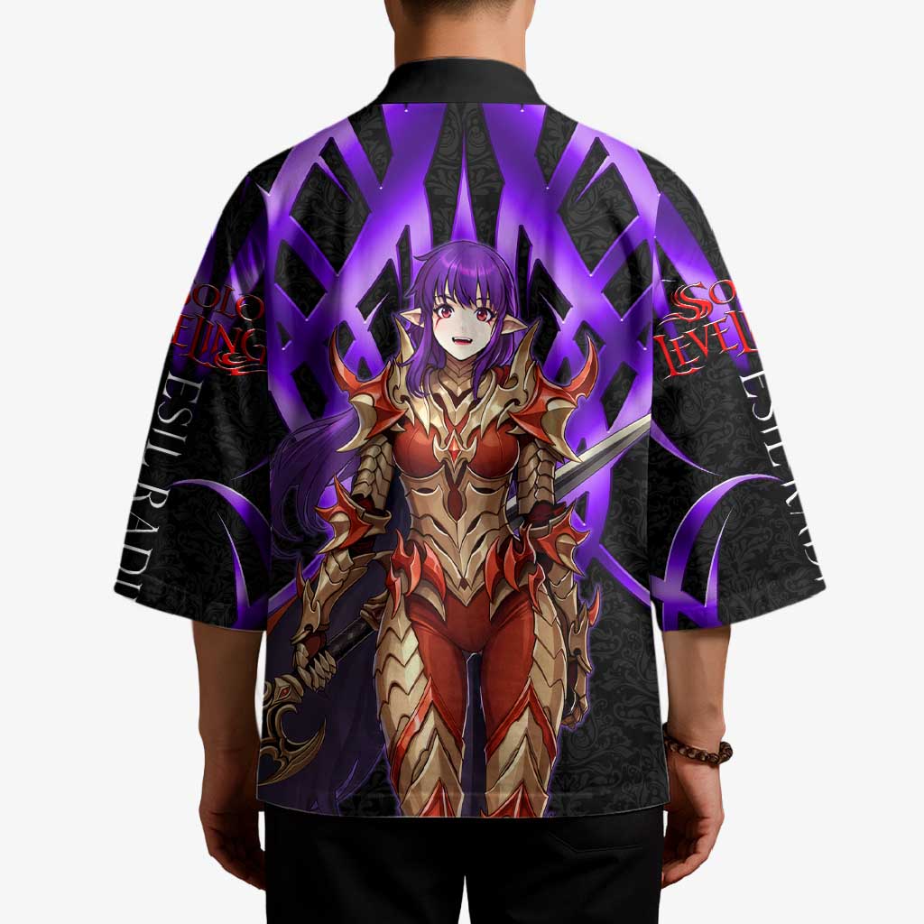 Esil Radiru Solo Leveling Kimono Cyber Gothic Anime Style