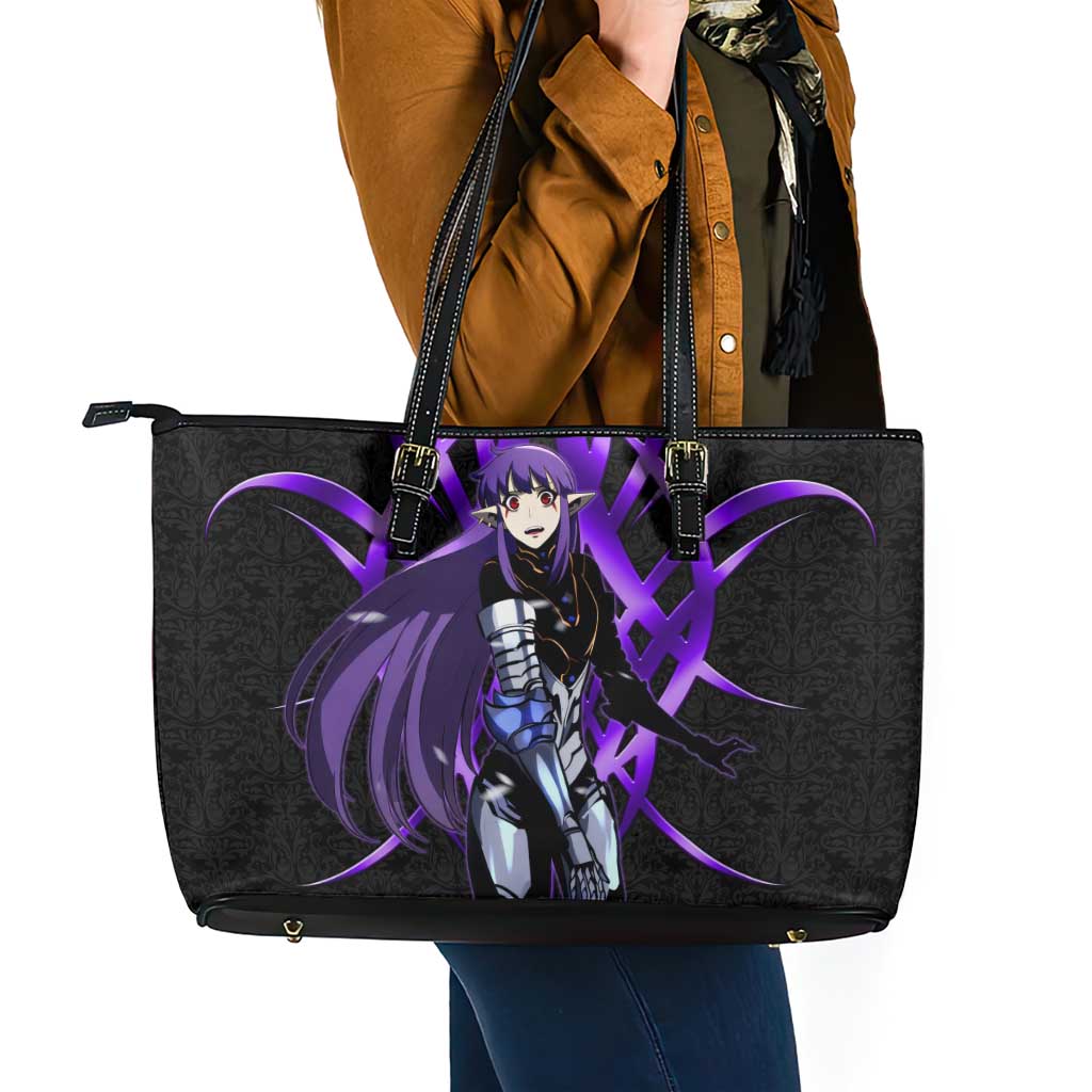 Esil Radiru Solo Leveling Leather Tote Bag Cyber Gothic Anime Style