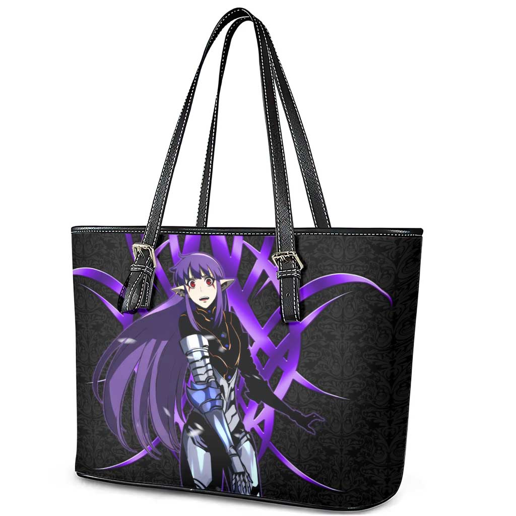Esil Radiru Solo Leveling Leather Tote Bag Cyber Gothic Anime Style