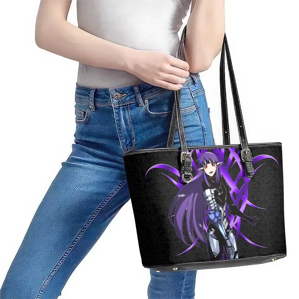 Esil Radiru Solo Leveling Leather Tote Bag Cyber Gothic Anime Style